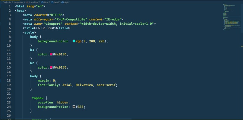 Todo List – screenshot 3