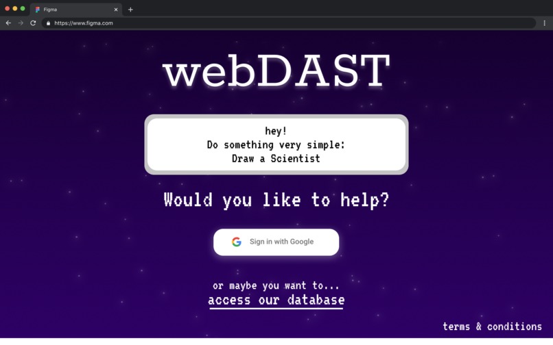 webDAST – screenshot 1
