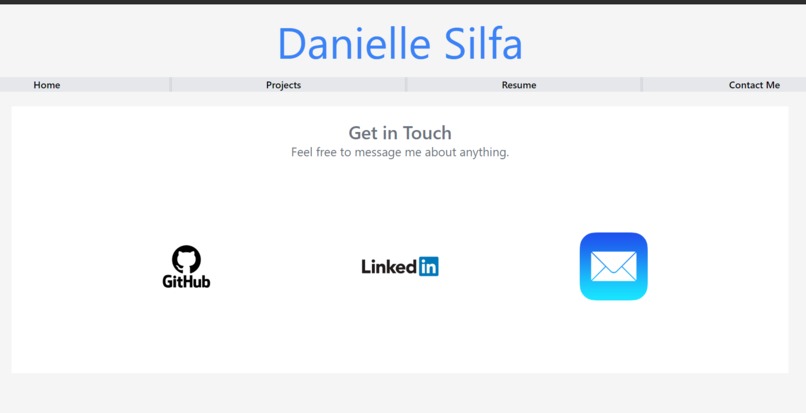 Personal Website  – screenshot 1