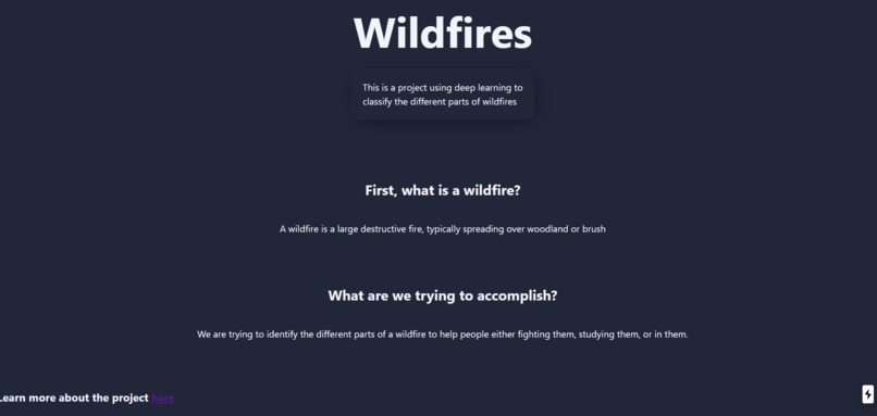 Wildfire Classification – screenshot 4