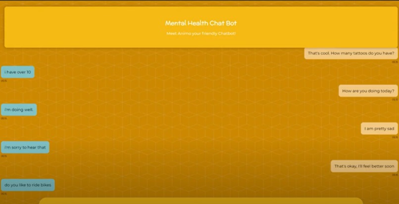 Mental Heath Chatbot – screenshot 2