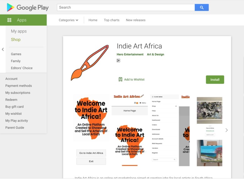 Indie Art Africa – screenshot 10