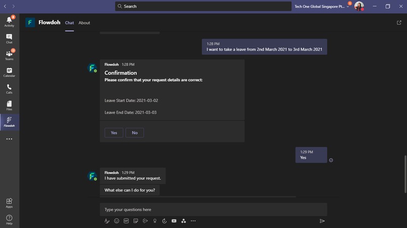 Flowdoh for Teams – screenshot 1