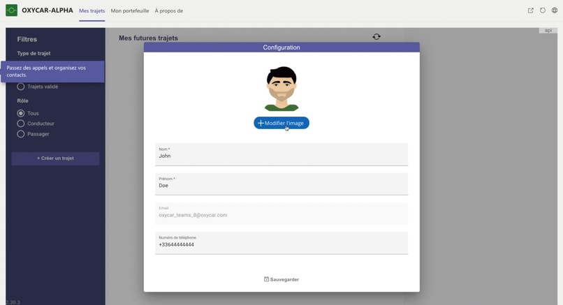 OXYCAR - Simple SaaS mobility solution for carpooling & bike – screenshot 2