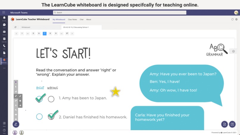 LearnCube advanced teacher whiteboard & A.I teacher tools – screenshot 1