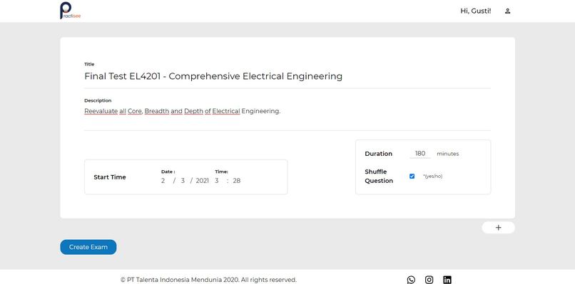 Practisee Exam – screenshot 2