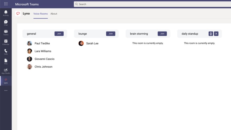 Lyno Voice Rooms – screenshot 2