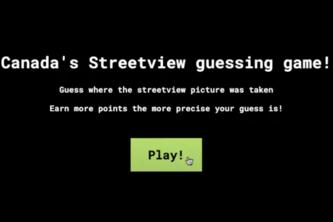 Canada StreetView Guessing Game