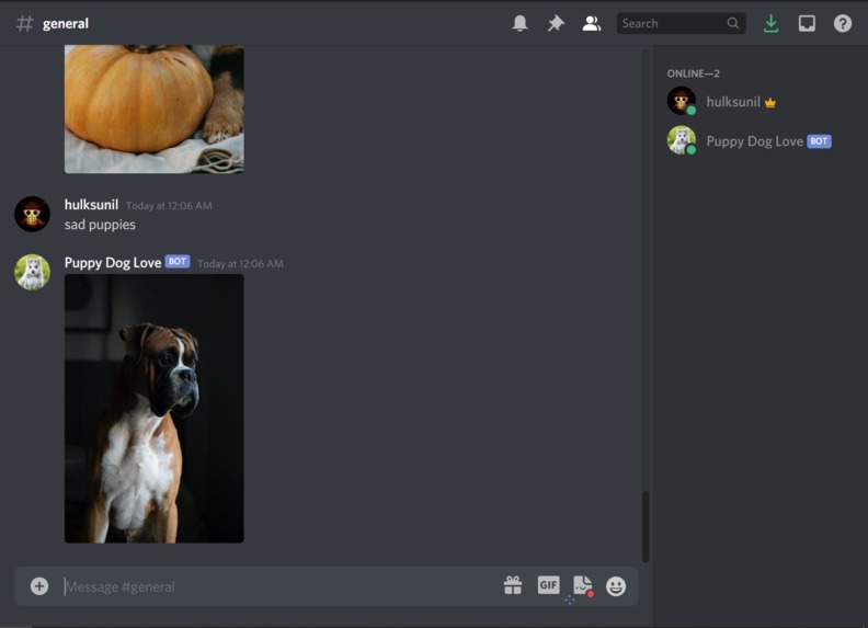 Puppy Lover Discord Bot – screenshot 1