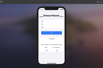 Fitness Planner