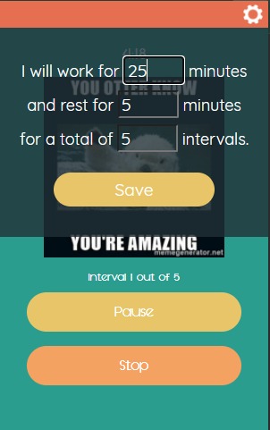 Pomodoro memebank – screenshot 4