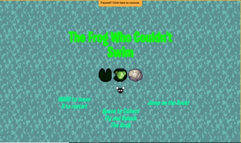 The Frog Who Couldn't Swim – screenshot 1