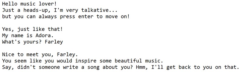 Adora, Your Top Songs Interactive Friend – screenshot 2