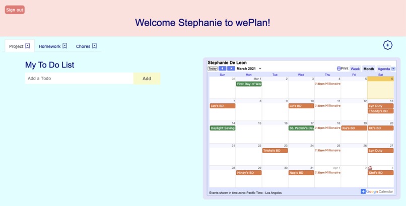 wePlan – screenshot 3