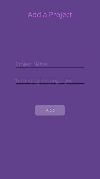 ProjectFinder – screenshot 2