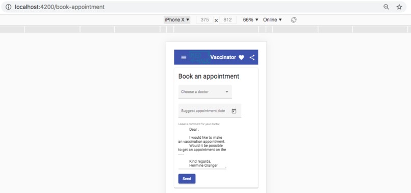 MedHack-Vaccinator – screenshot 1