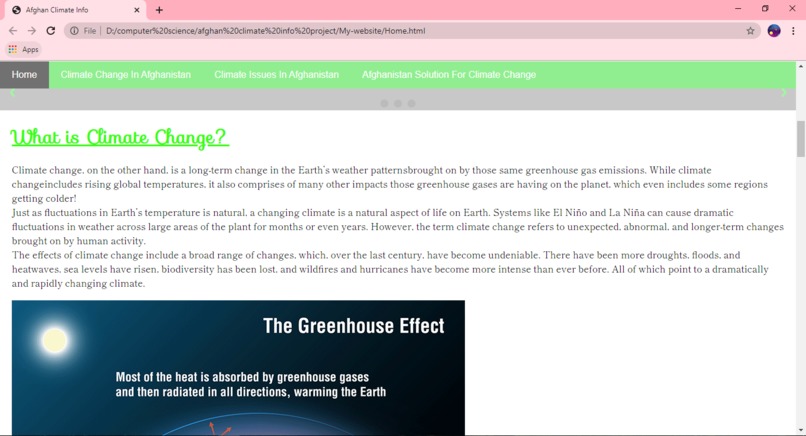 Afghan Climate info – screenshot 2