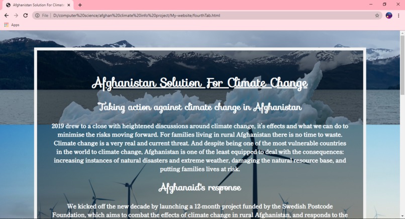 Afghan Climate info – screenshot 5