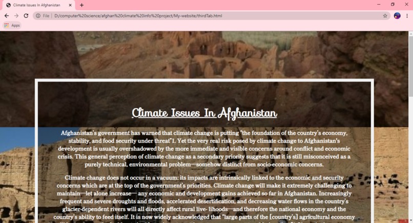 Afghan Climate info – screenshot 4