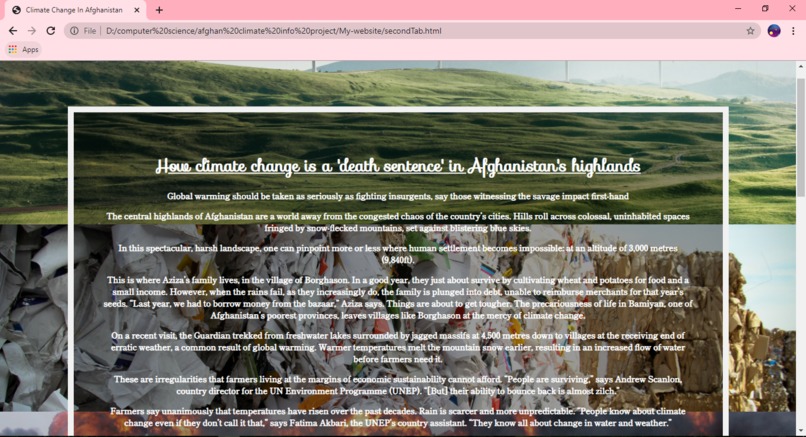 Afghan Climate info – screenshot 3