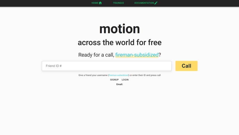 motion – screenshot 1