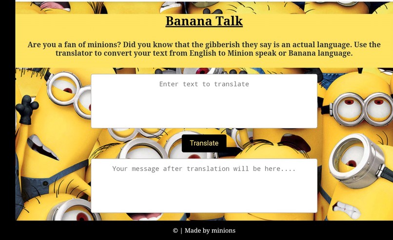 Banana Talk – screenshot 1