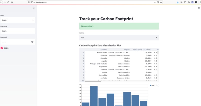 TrackYourCarbonFootprint – screenshot 5