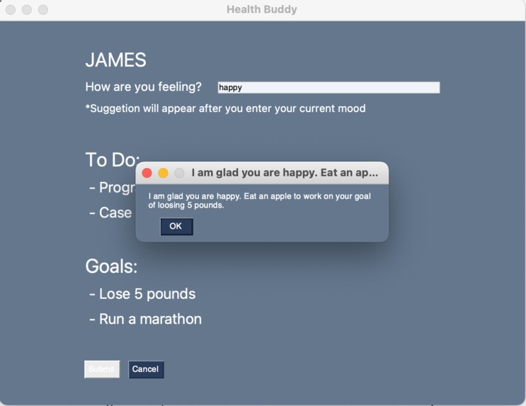 Well-being Buddy – screenshot 2