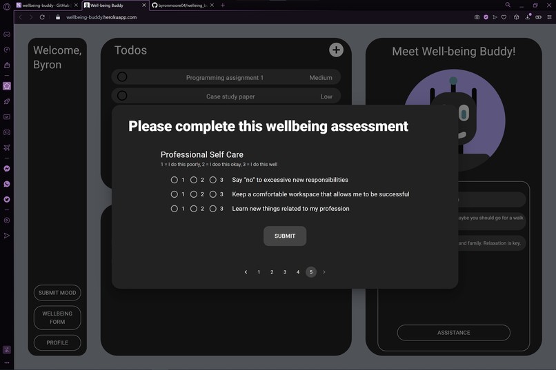 Well-being Buddy – screenshot 4
