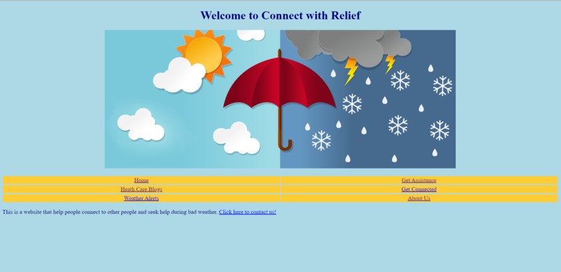 Connect With Relief – screenshot 1