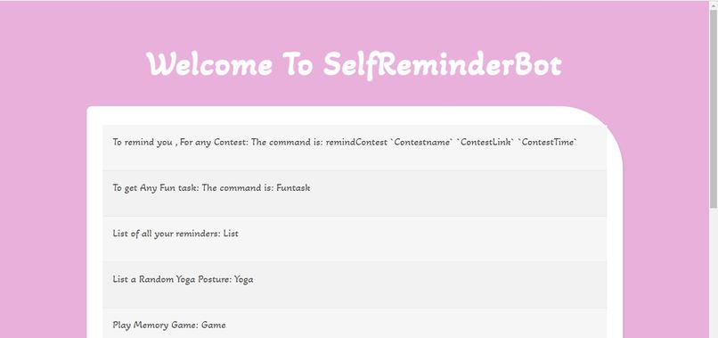 SelfReminderBot – screenshot 6