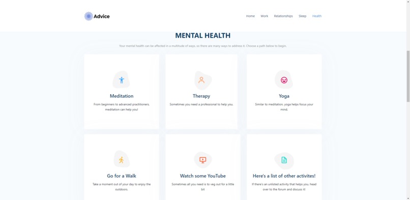 Advice – screenshot 8