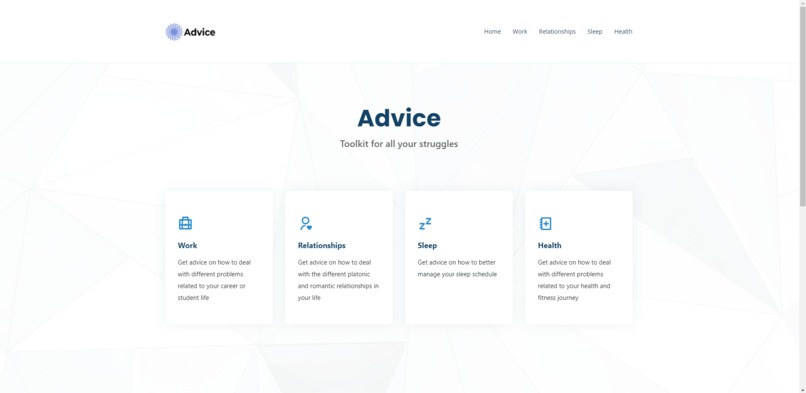 Advice – screenshot 2