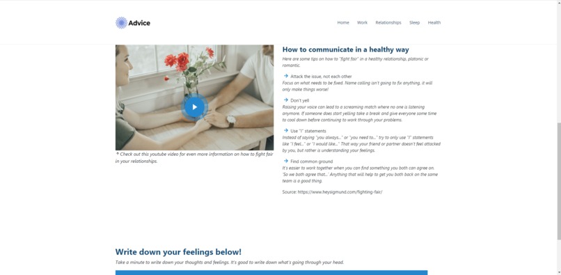 Advice – screenshot 6