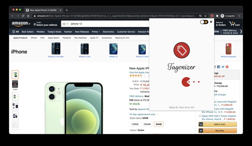 Tagonizer – screenshot 1