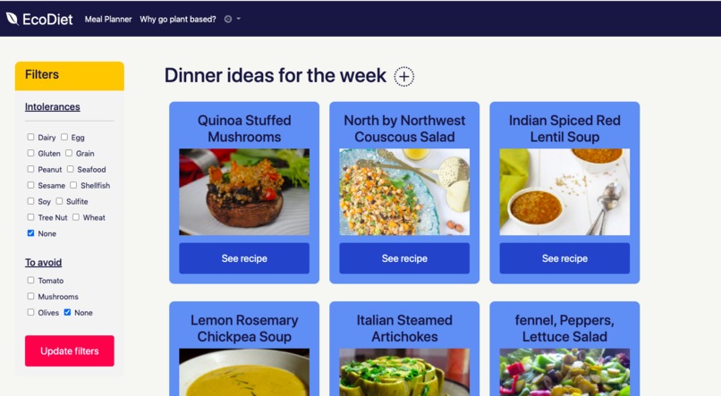 EcoDiet – screenshot 2