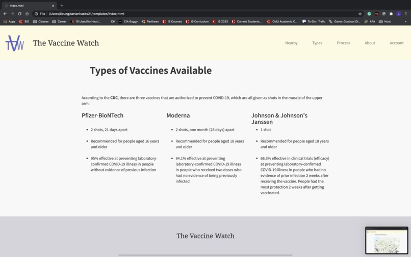 The Vaccine Watch – screenshot 2