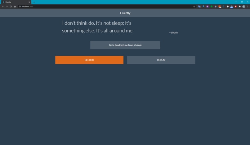 Fluently – screenshot 1