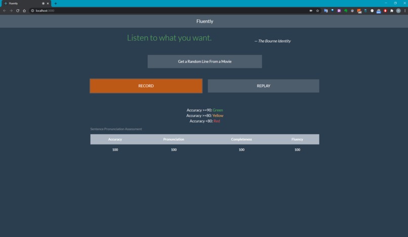 Fluently – screenshot 2