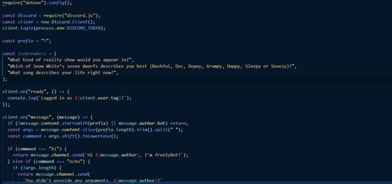 FrenlyBot – screenshot 1