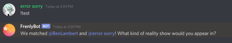 FrenlyBot – screenshot 2