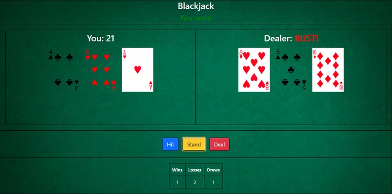 Blackjack – screenshot 1