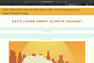 Team 23-Project Climate Change
