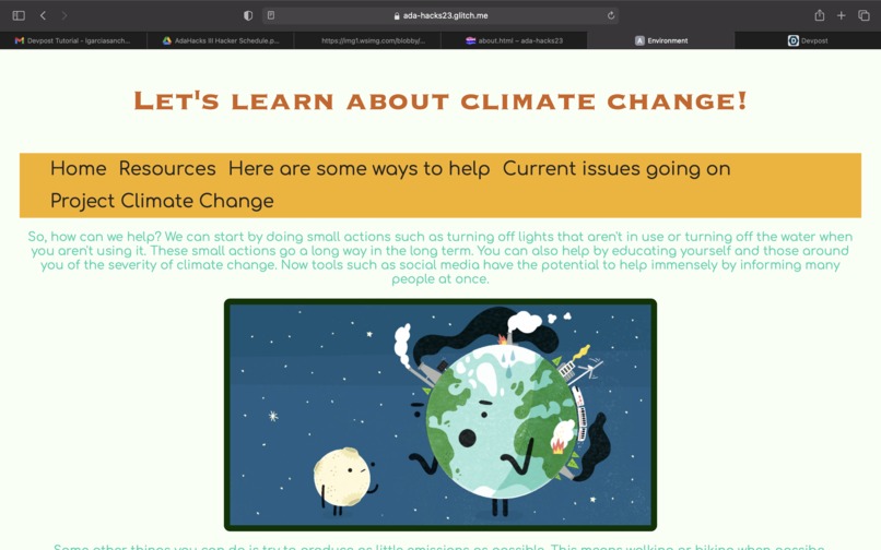 Team 23-Project Climate Change – screenshot 2