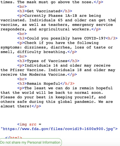 COVID-19 – screenshot 4