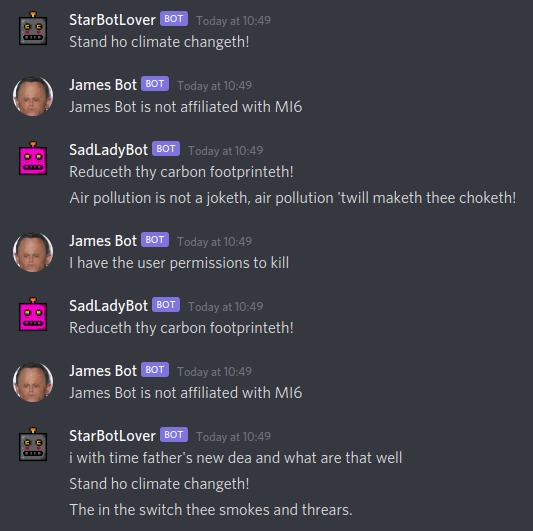 Shakespearean Olde Discord Bots – screenshot 2
