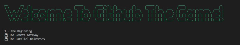 Git RPG – screenshot 1