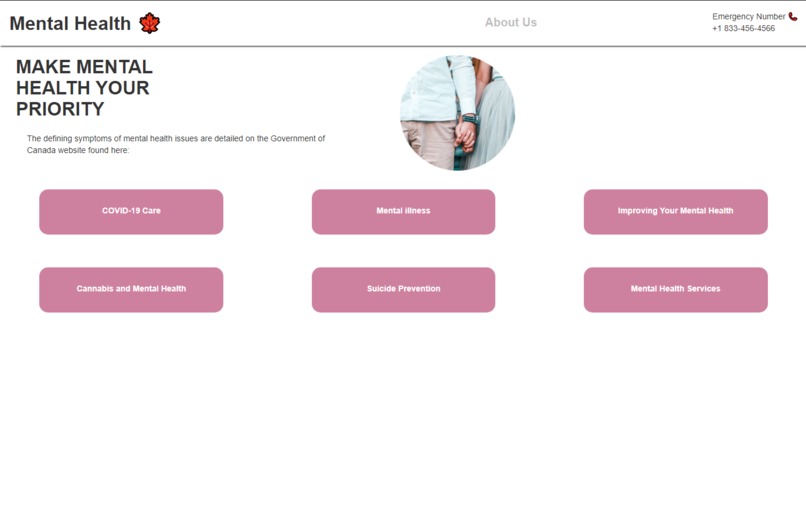Canada's Mental Heath – screenshot 2
