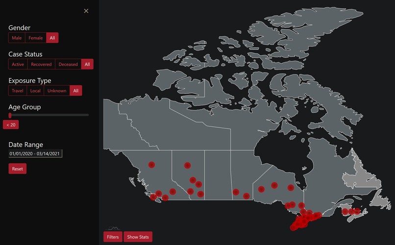 WatchCov – screenshot 1
