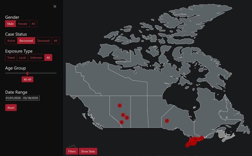 WatchCov – screenshot 2